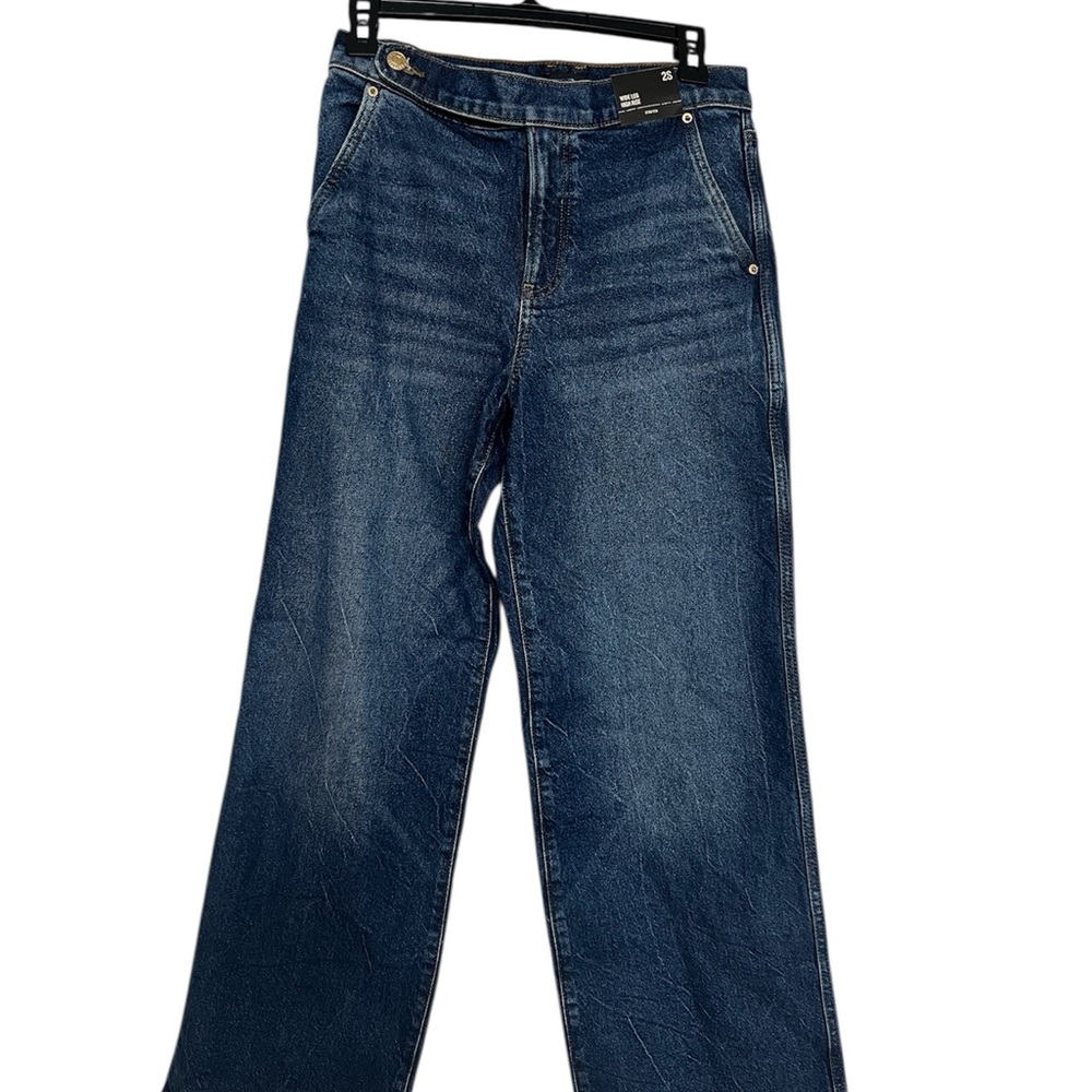 Express Dark Blue Flare Jeans